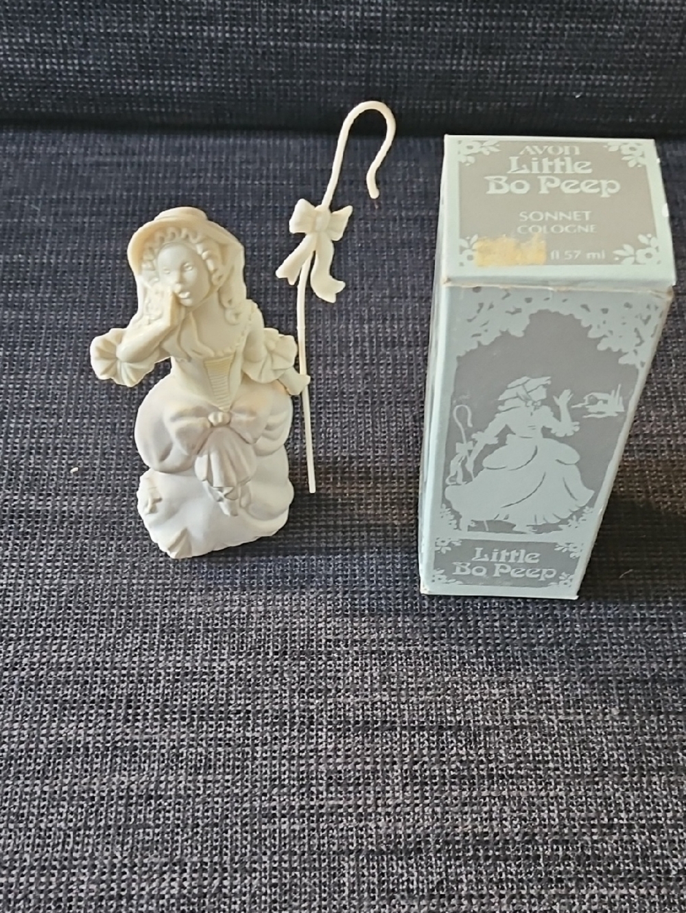 Avon Little Bo Peep Porcelain Figurine in Cream